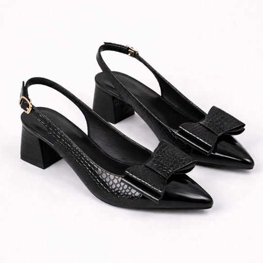 Lucia Leather Heel Sandals