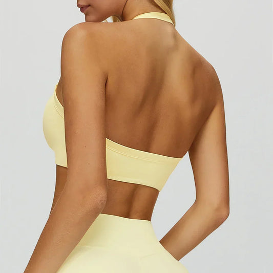 Fitness Bra Workout Tops Gym Fitness Underwear Sports Bras Sexy Athletic Sport Bra Women Backless Gym Workout Yoga Crop Top