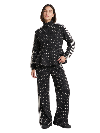 Polka Dot Jacket and Pants Set