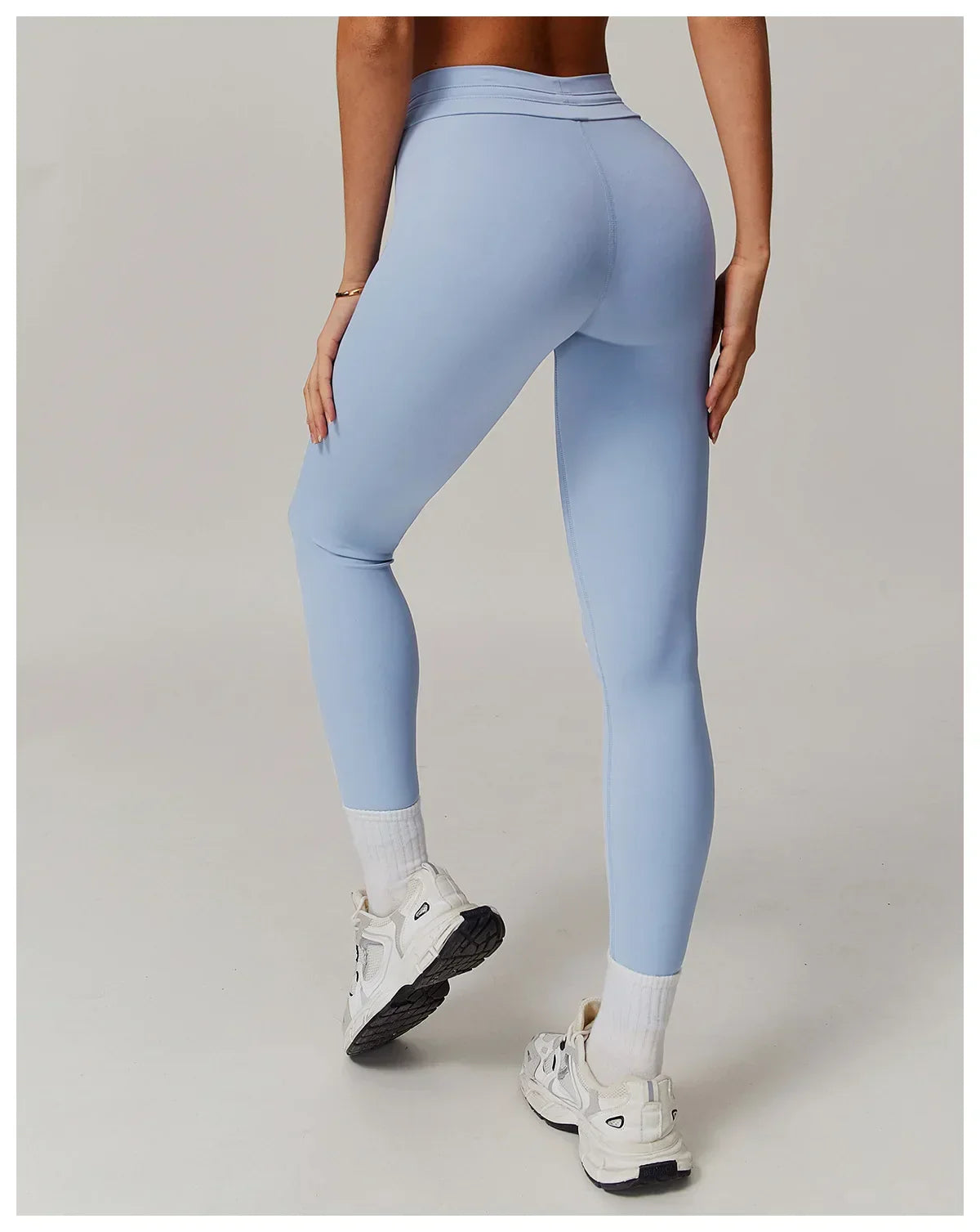 Women Gym Leggings Workout Yoga Sports Pant Stretchy High Waist Straps Leggings Fitness Tights Sports Push Up Activewear Pants