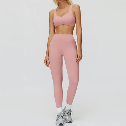 Yoga set 2 pieces women's sportswear gym clothes exercise running fitness set