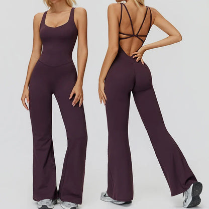 Gym Set Women Tracksuit Yoga Suit Sportswear Women Suit Sports Jumpsuit Fitness Rompers Stretch Female Push Up Workout Bodysuits