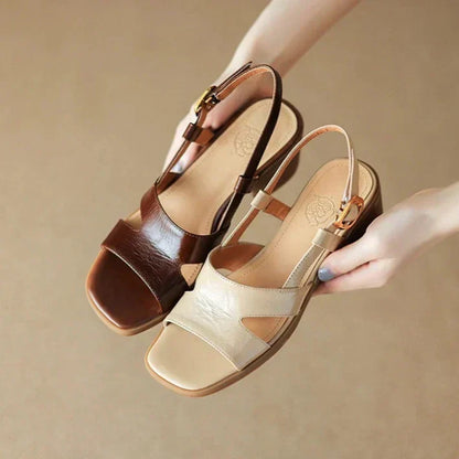 Vera Square-Toe Sandals