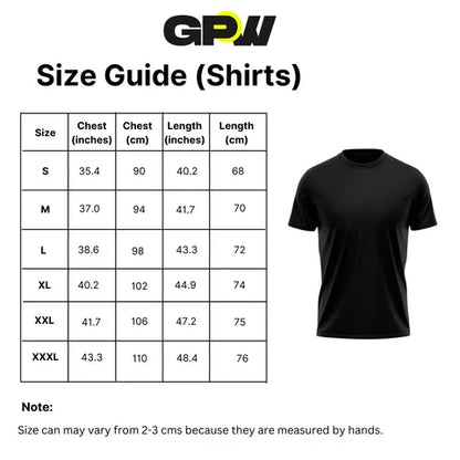GPW Men's Oversized T-Shirt - Casual Gym Bodybuilding Top