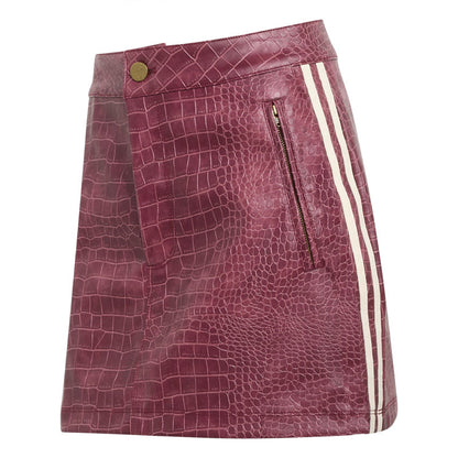 Pleather Set Maroon